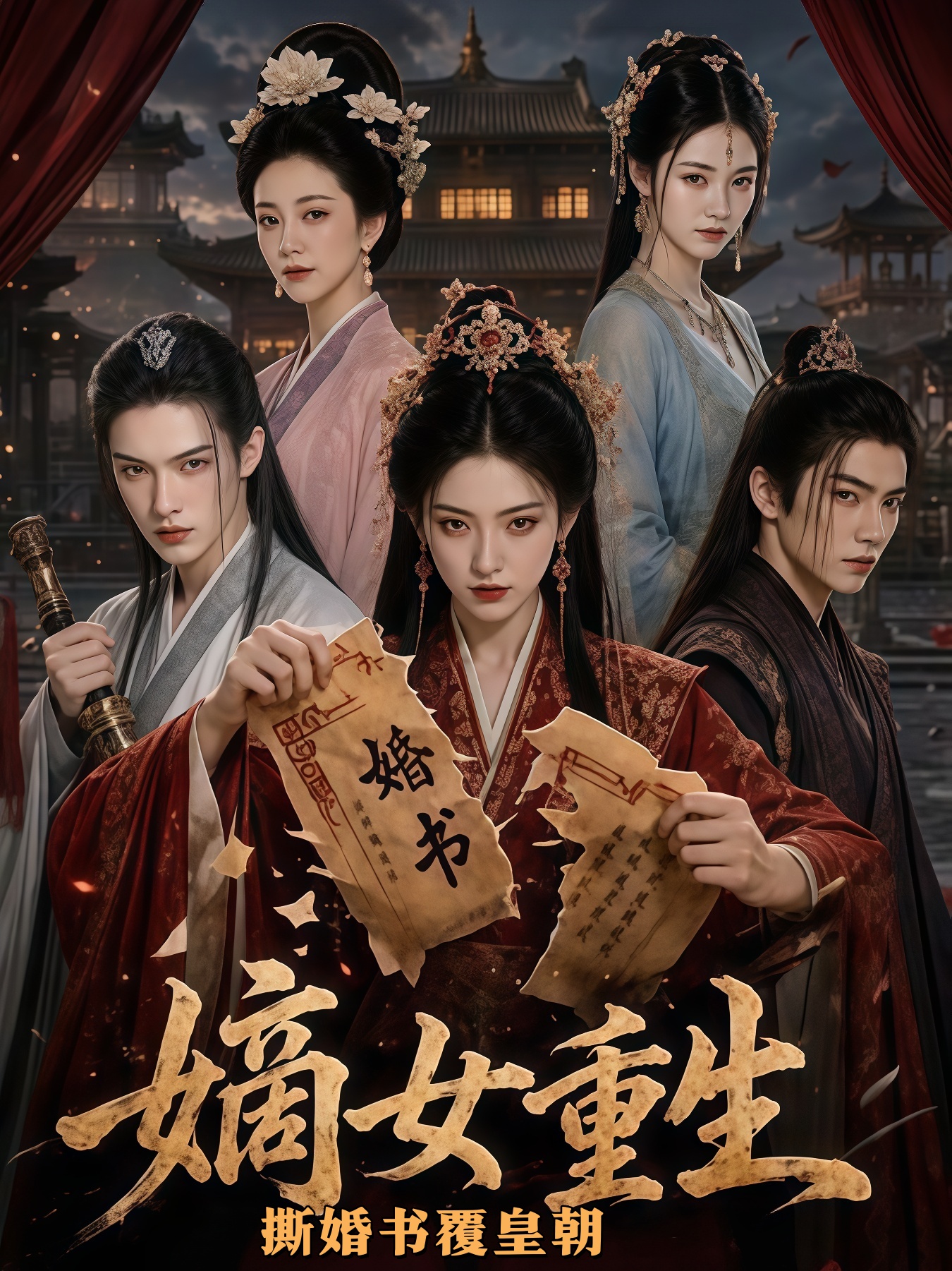 嫡女重生撕婚书覆皇朝(全集)