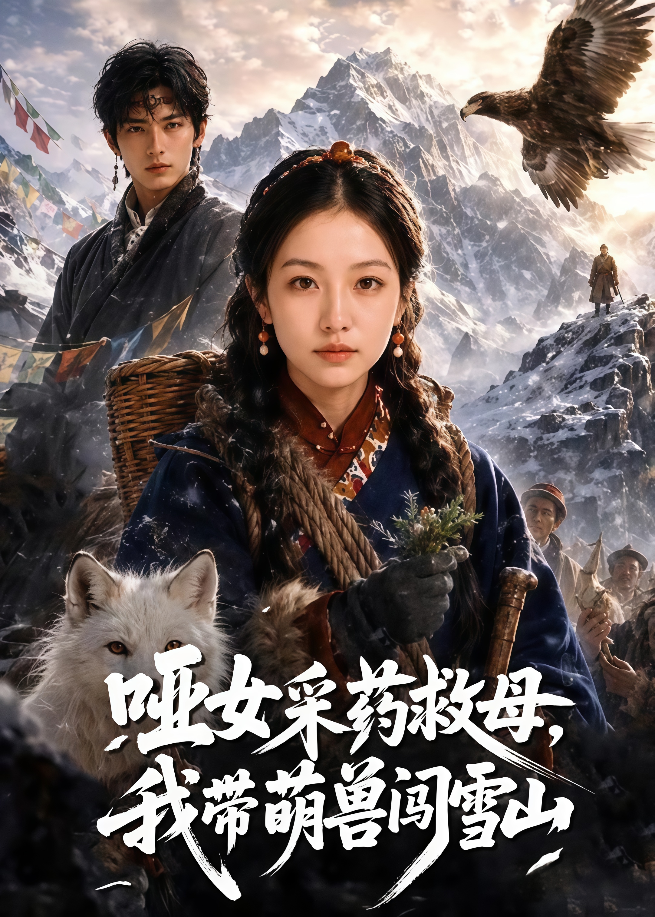 哑女采药救母，我带萌兽闯雪山(全集)